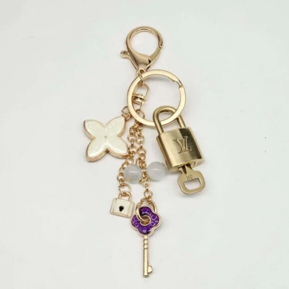 Authentic LV Gold Padlock 🔒Unbranded Keychain Charm for Louis Vuitton Bags